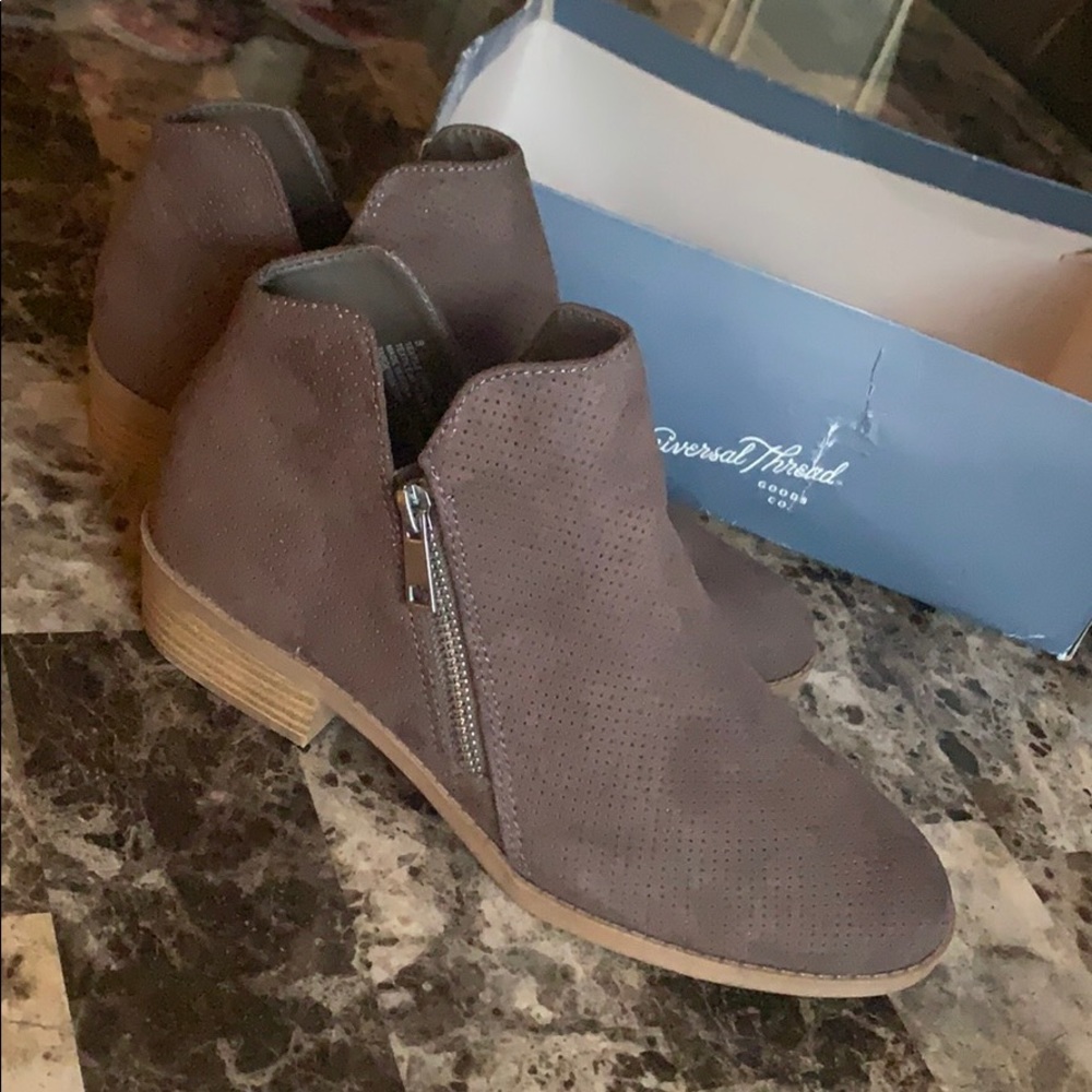 Gray Booties